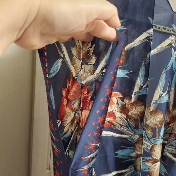 New Floral kimono coverup plus size OSFA - Picture 5 of 6